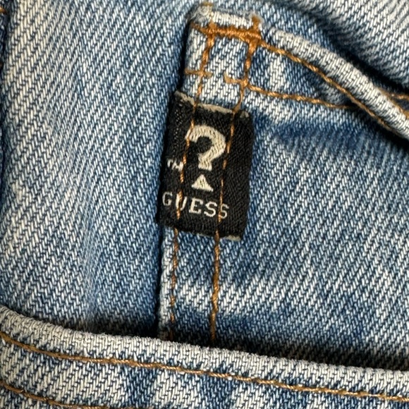 Vintage 90’s Guess Cotton Classic Fit Straight Leg High Rise Y2K Jeans, 26/27 - Picture 8 of 11